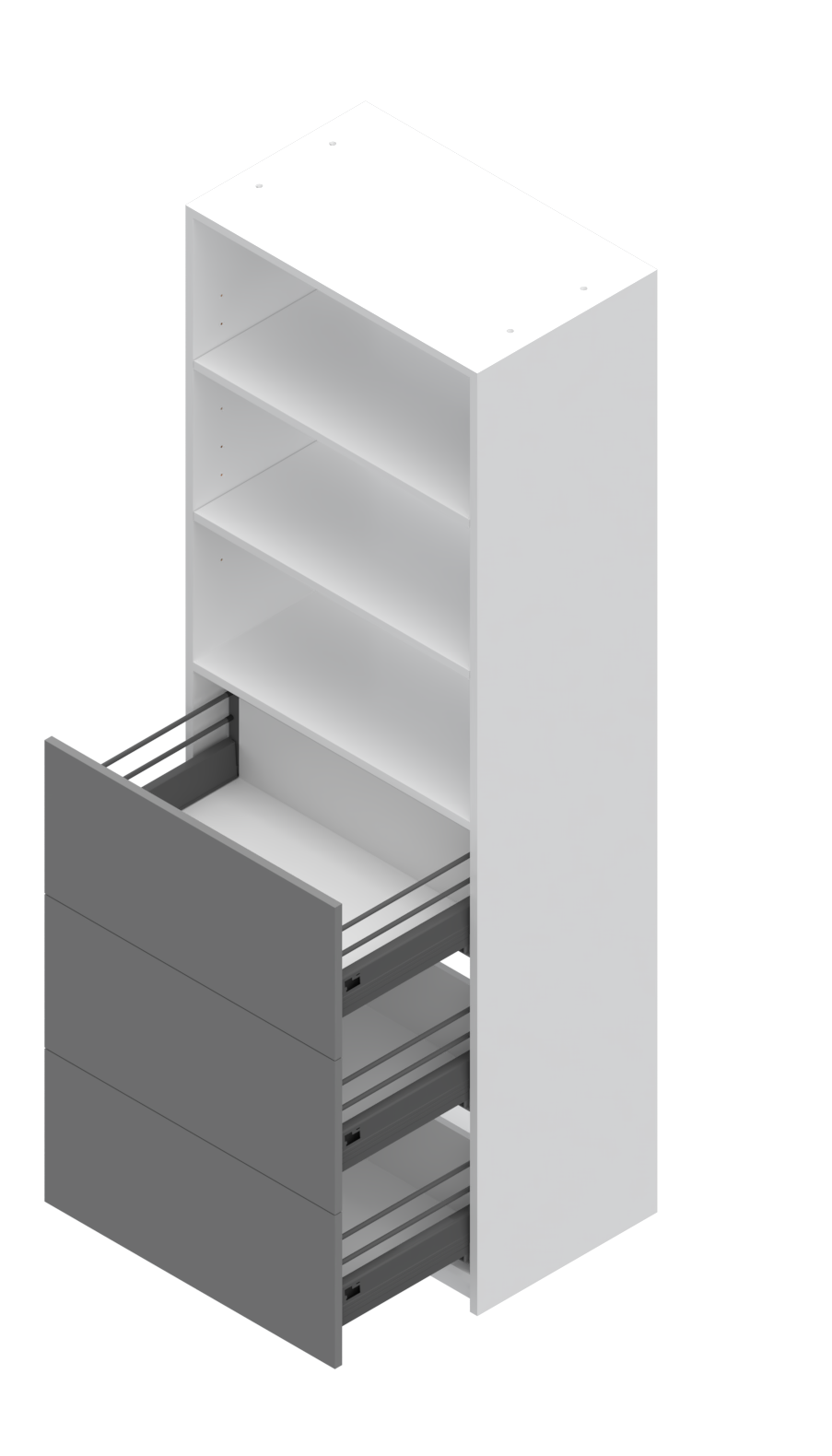 (3) Drawer + Adjustable Shelving Closet System